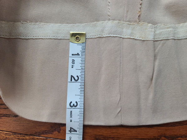 Beige Army Nurse Skirt <br> (W-28" H-36")
