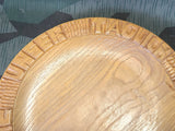 Unser Täglich Brot Gib Uns Heute Wood Bread Plate