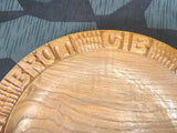 Unser Täglich Brot Gib Uns Heute Wood Bread Plate