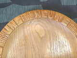 Unser Täglich Brot Gib Uns Heute Wood Bread Plate
