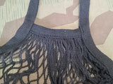 Black Cotton Net Shopping Bag Einkaufnetz