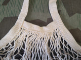 White Cotton Net Shopping Bag Einkaufnetz