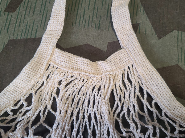White Cotton Net Shopping Bag Einkaufnetz
