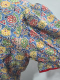 German Flower Print Dirndl Style Dress