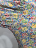 German Flower Print Dirndl Style Dress