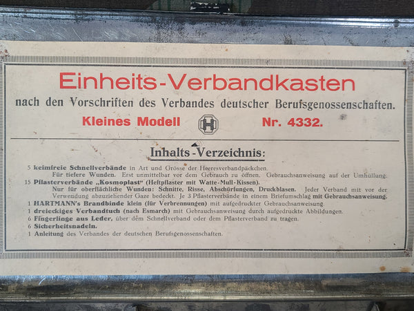 Verbandkasten Erste Hilfe First Aid Box