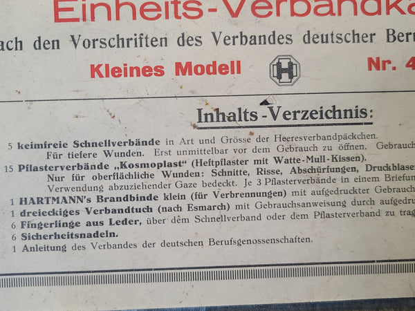 Verbandkasten Erste Hilfe First Aid Box