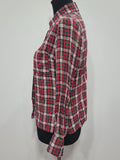 German Plaid Handmade Blouse <br> (39" Bust)