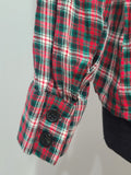 German Plaid Handmade Blouse <br> (39" Bust)