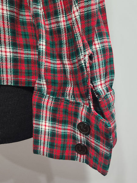 German Plaid Handmade Blouse <br> (39" Bust)