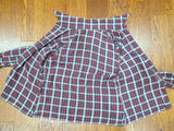 German Plaid Handmade Blouse <br> (39" Bust)