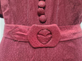 Dark Red Dress <br> (B-48" W-40" H-47")