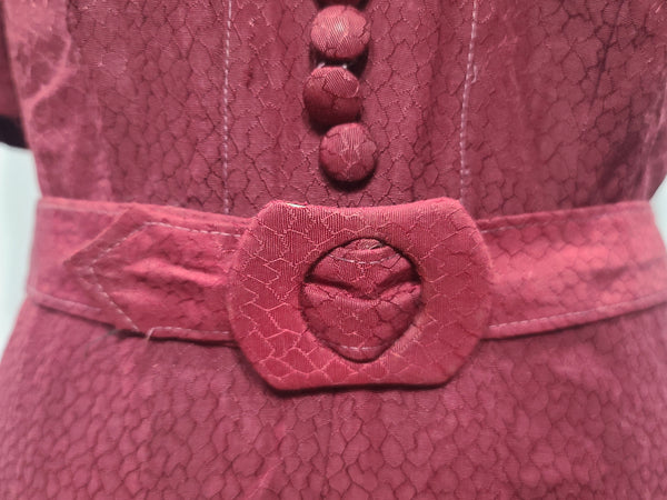 Dark Red Dress <br> (B-48" W-40" H-47")