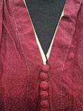 Dark Red Dress <br> (B-48" W-40" H-47")