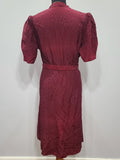Dark Red Dress <br> (B-48" W-40" H-47")