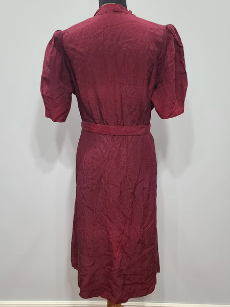 Dark Red Dress <br> (B-48" W-40" H-47")