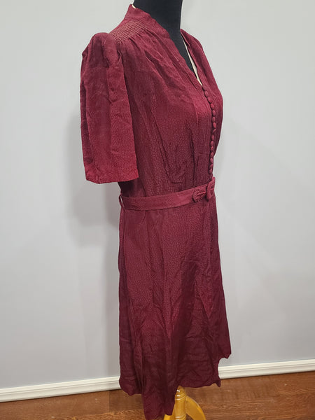 Dark Red Dress <br> (B-48" W-40" H-47")