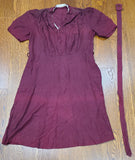 Dark Red Dress <br> (B-48" W-40" H-47")