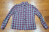 German Plaid Handmade Blouse <br> (39" Bust)