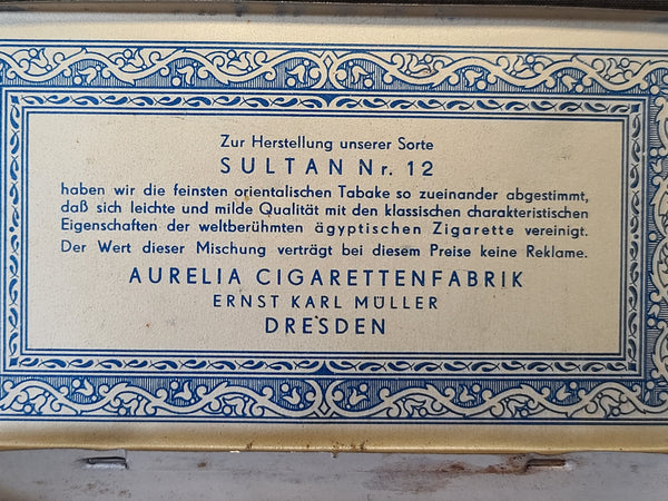 Sultan Nr.12 Cigarette Tin
