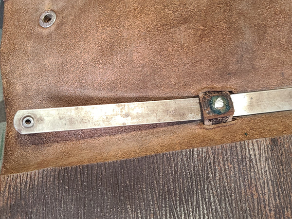 Pre-War German Roll-Up Briefcase w/ Key