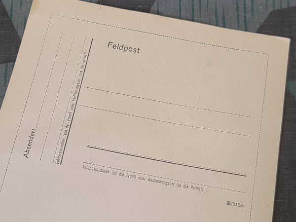 Set of 3 Feldpost Letter Papers