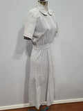 WAVES Seersucker Working Uniform Dress (as-is) <br> (B-36" W-24" H-33")