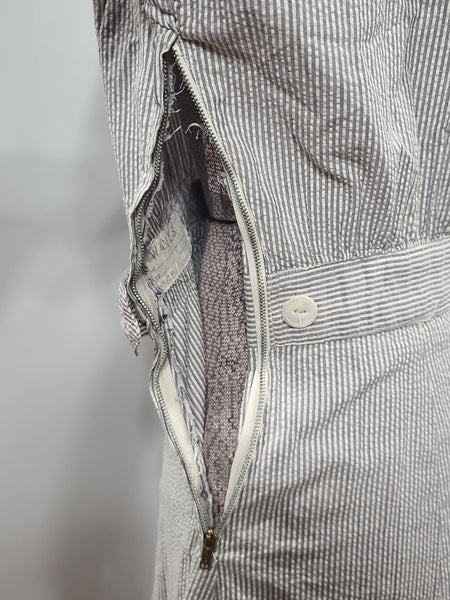 WAVES Seersucker Working Uniform Dress (as-is) <br> (B-36" W-24" H-33")