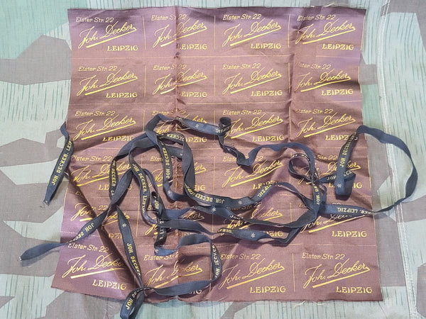 Joh. Decker Clothing Labels