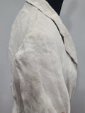German White Linen Jacket (40" Chest)