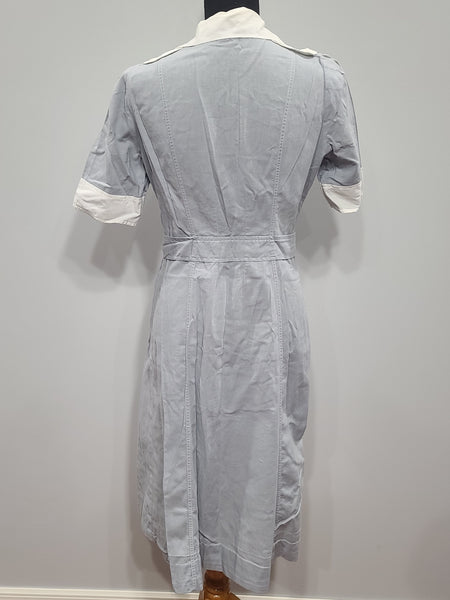 American Red Cross Short Sleeve Gray Lady Uniform Dress <br> (B-38" W-32" H-39")