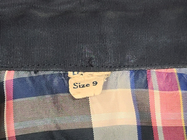 Colorful Plaid Skirt Suit <br> (B-35" W-25" H-35")