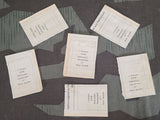 Original 14mm Paper Buttons on Card