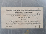 East German Rations Kekskomprimat in Tin Unopened