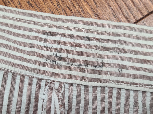 Army Nurse Seersucker Trousers <br> (31" waist)