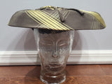 Brown and Yellow Plaid Purse and Hat Set