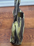 Brown and Yellow Plaid Purse and Hat Set