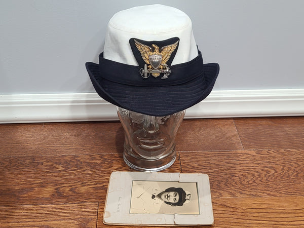 SPARS Coast Guard Officer Hat & Photo (Size 23)