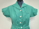 Green Workwear Uniform Dress <br> (B-42" W-37" H-45")