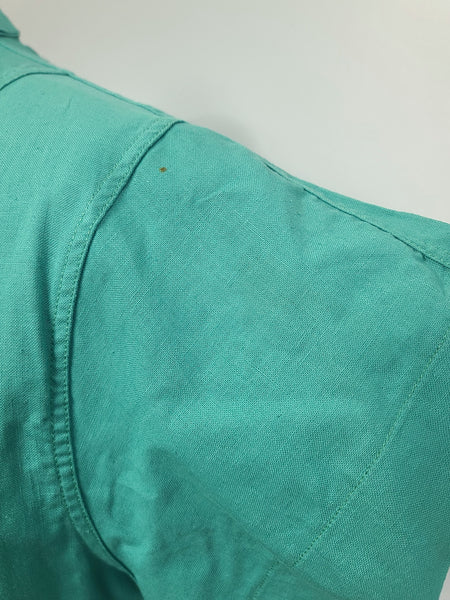 Green Workwear Uniform Dress <br> (B-42" W-37" H-45")