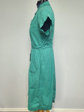 Green Workwear Uniform Dress <br> (B-42" W-37" H-45")