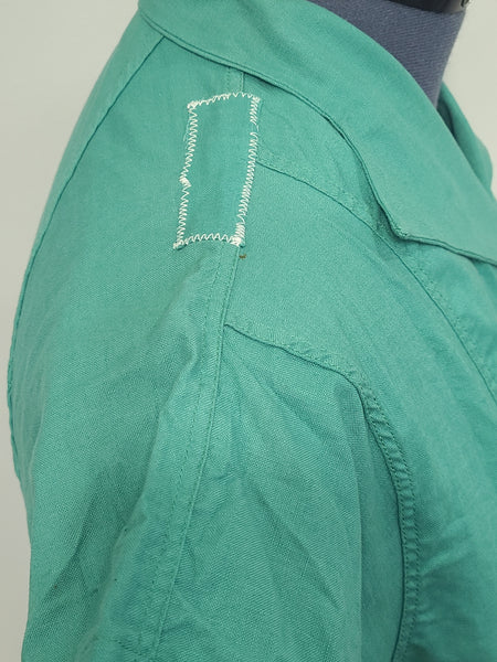 Green Workwear Uniform Dress <br> (B-42" W-37" H-45")