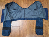 Dark Blue German Traditional Dirndl Blouse <br> (B-37" W-31)