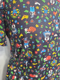 German Folk Print Dress <br> (B-49" W-48")
