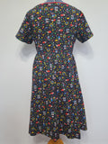German Folk Print Dress <br> (B-49" W-48")
