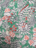 Flowy Rayon Print Blouse <br> (B-44" W-38")