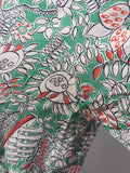 Flowy Rayon Print Blouse <br> (B-44" W-38")
