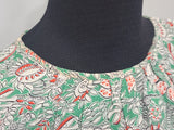Flowy Rayon Print Blouse <br> (B-44" W-38")