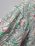 Flowy Rayon Print Blouse <br> (B-44" W-38")