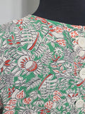 Flowy Rayon Print Blouse <br> (B-44" W-38")